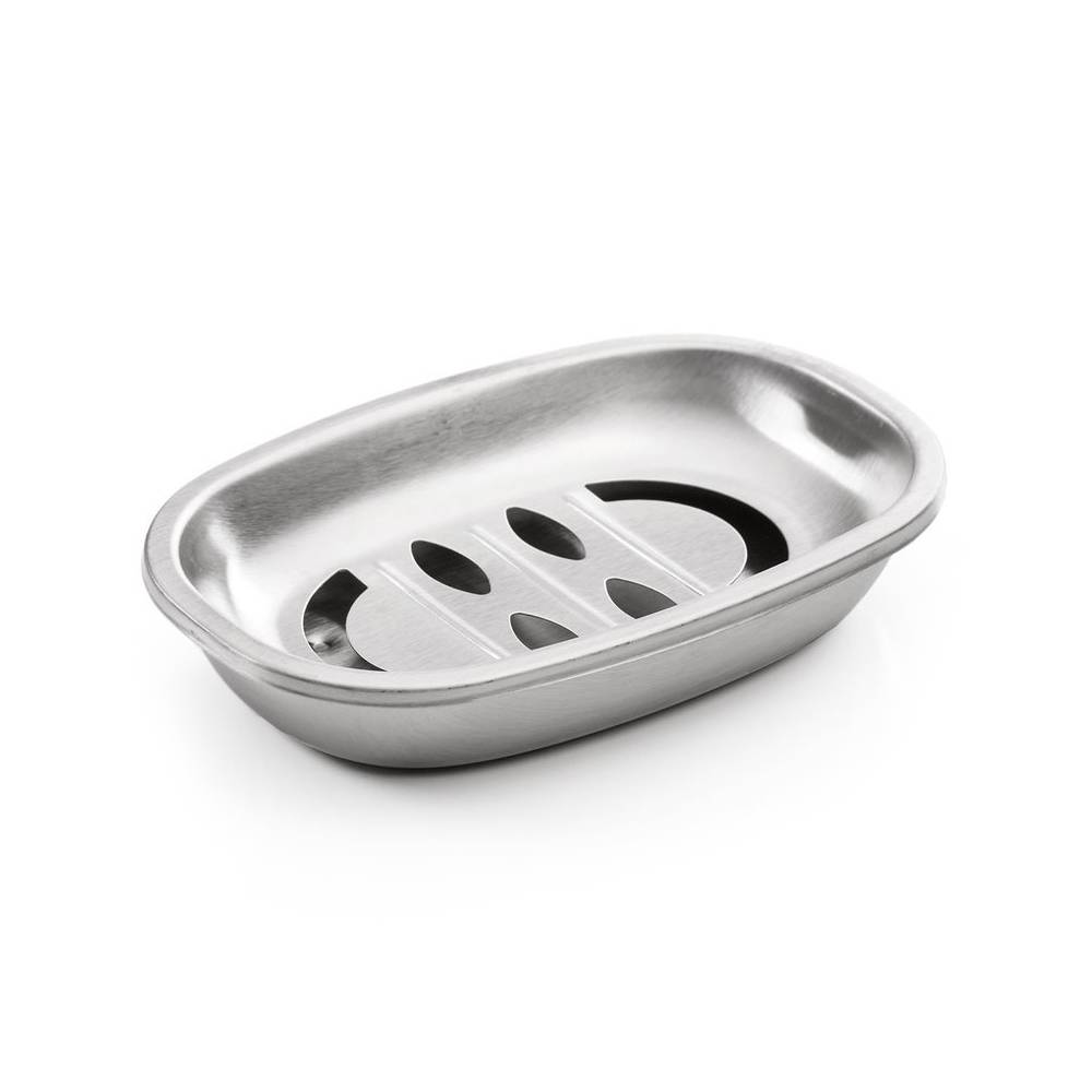 2 Piece Stainless Steel Soap Dishes Prevents Melting and Sogginess Pack of 2