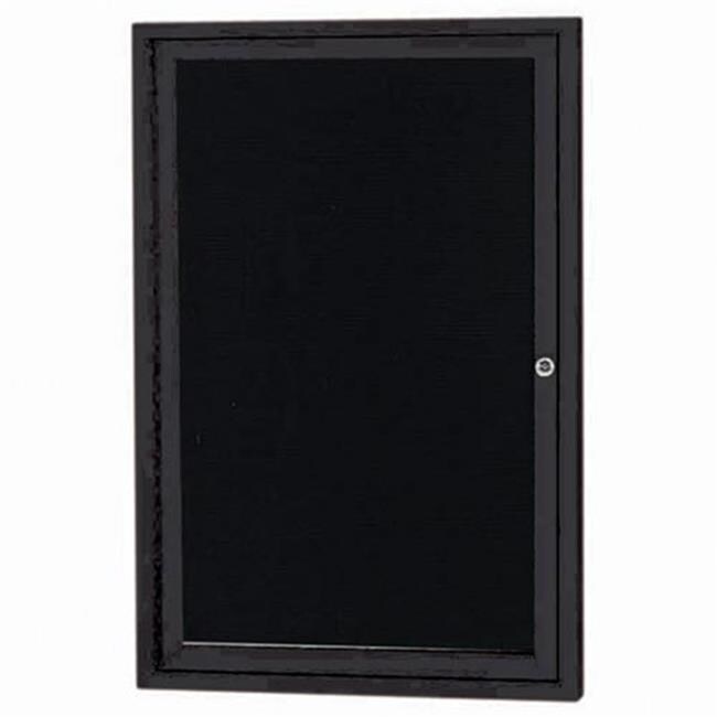 Aarco Products OADC3624BK 1-Door Outdoor Enclosed Directory Cabinet ...