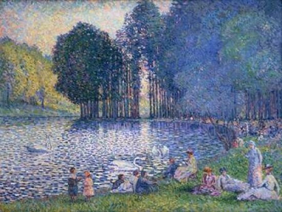 The Lake of the Bois de Boulogne Poster Print by Henri Edmond Cross - Item # VARPDX3HE039