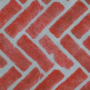 Herringbone Brick Patio Stencil