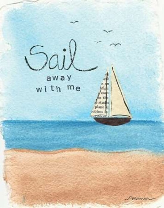 Sail Away Poster Print by Monica Martin - Item # VARPDXMTN154