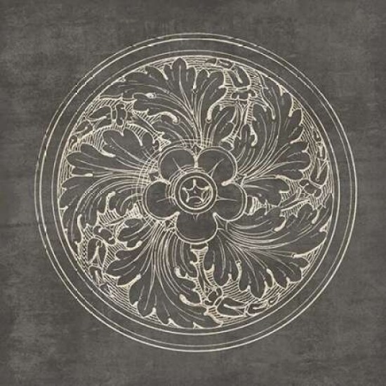 Rosette II Gray Poster Print by Wild Apple Portfolio - Item # VARPDX21574