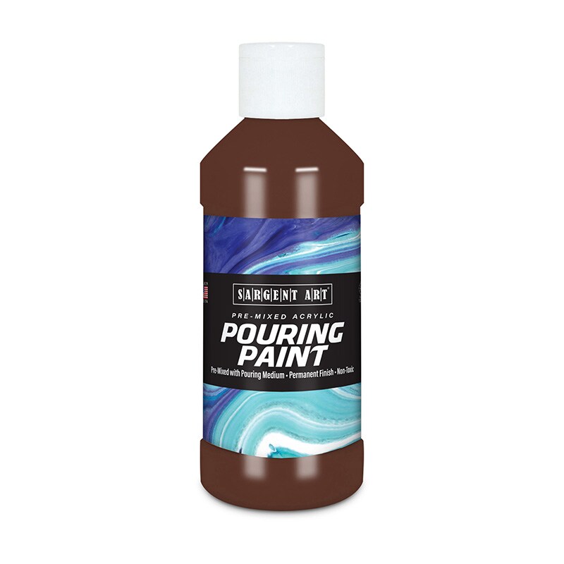 Acrylic Pouring Paint, 8 Oz, Burnt Umber Michaels