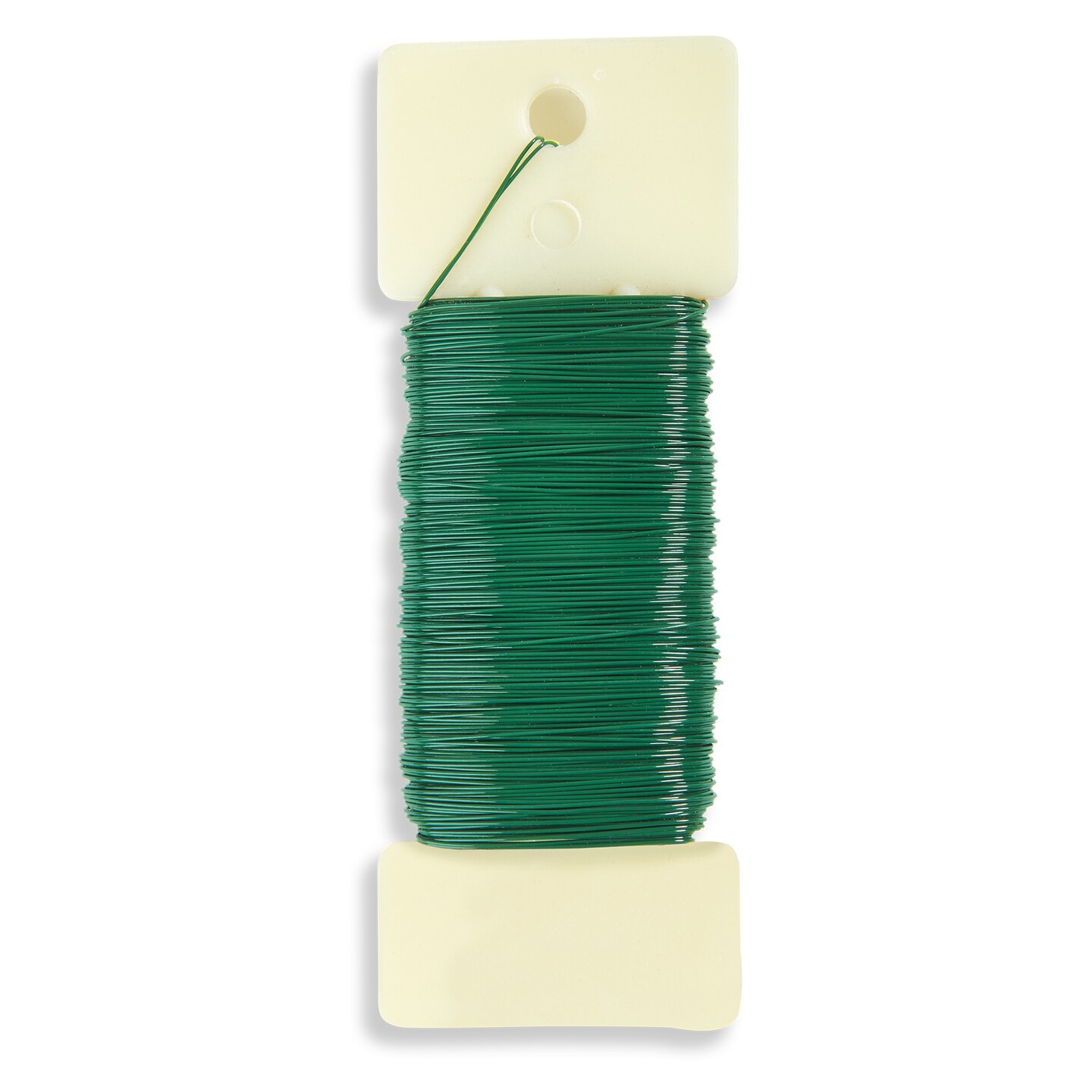 FloraCraft 26 Gauge Floral Wire 0.25lb Paddle-Green
