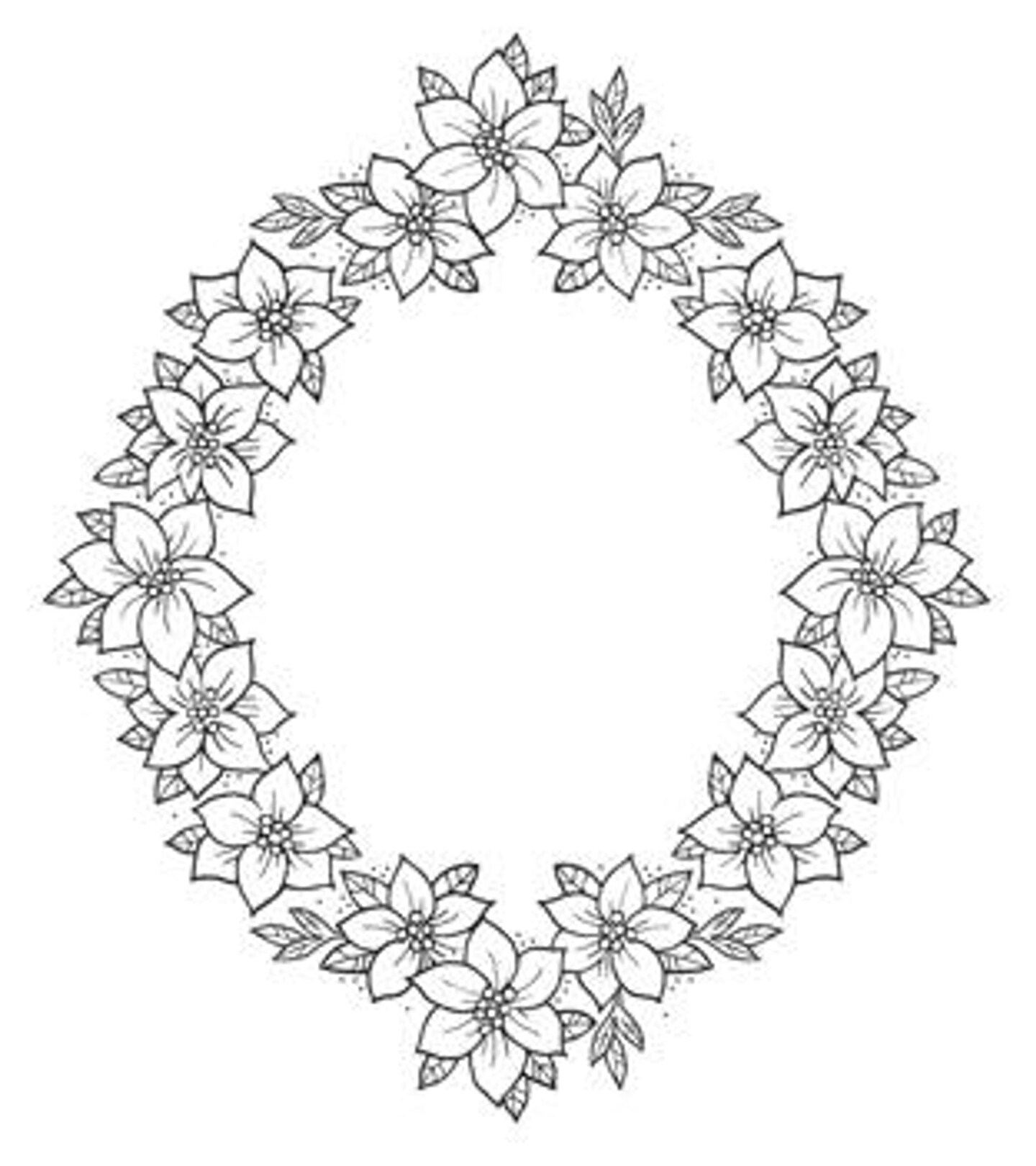 Creative Expressions Stamps Floral Garland Michaels