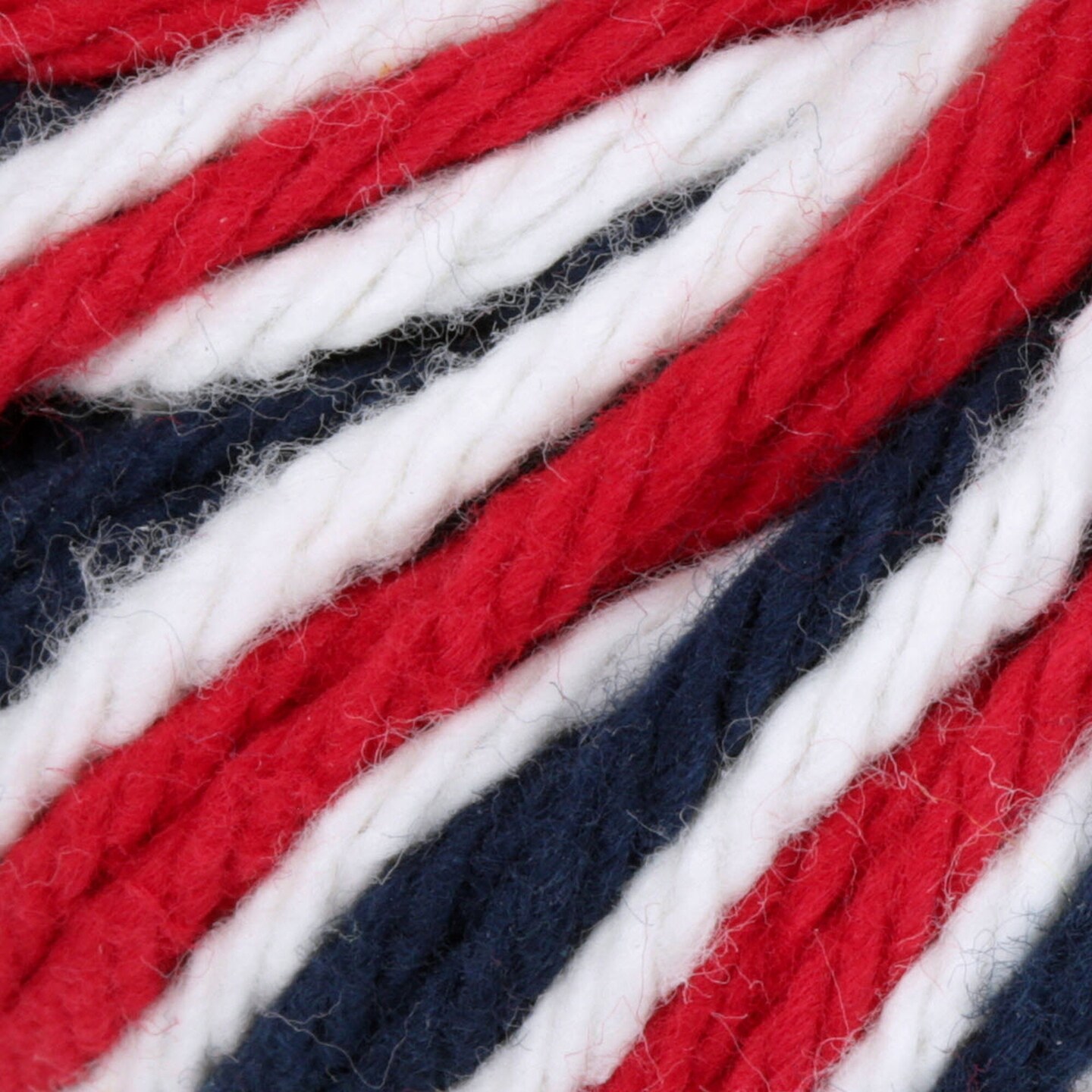 Lily Sugar'n Cream Yarn - Ombres-Red, White & Blue