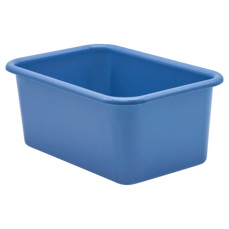 Slate Blue Small Plastic Storage Bin Michaels