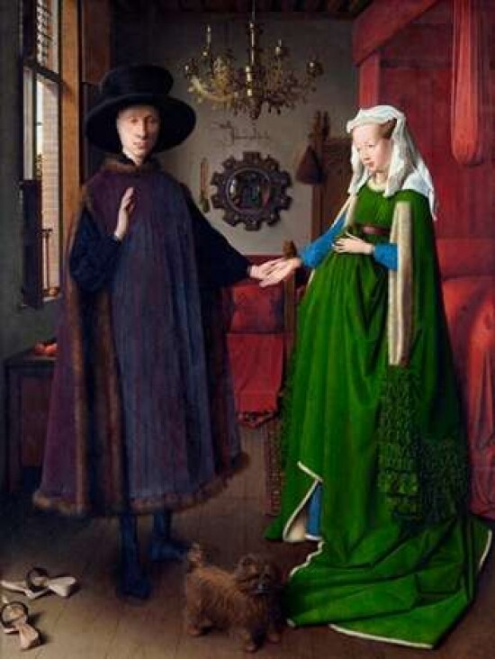 I coniugi Arnolfini Poster Print by Jan Van Eyck - Item # VARPDX3AA1593
