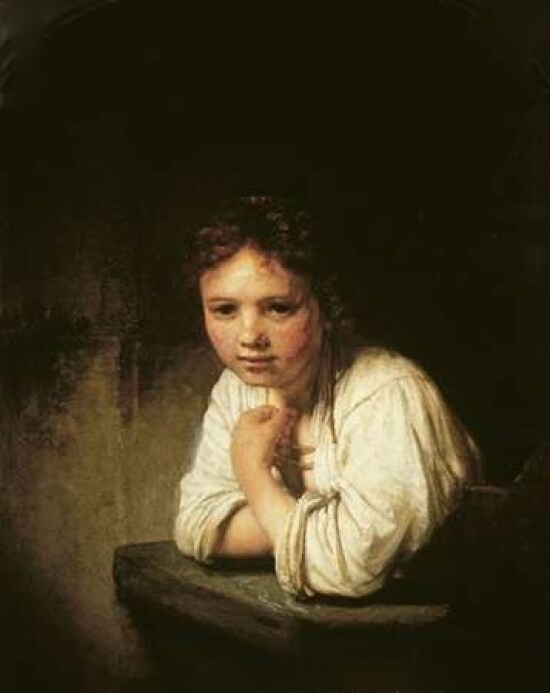 Girl at Window Poster Print by  Rembrandt Van Rijn - Item # VARPDX279585