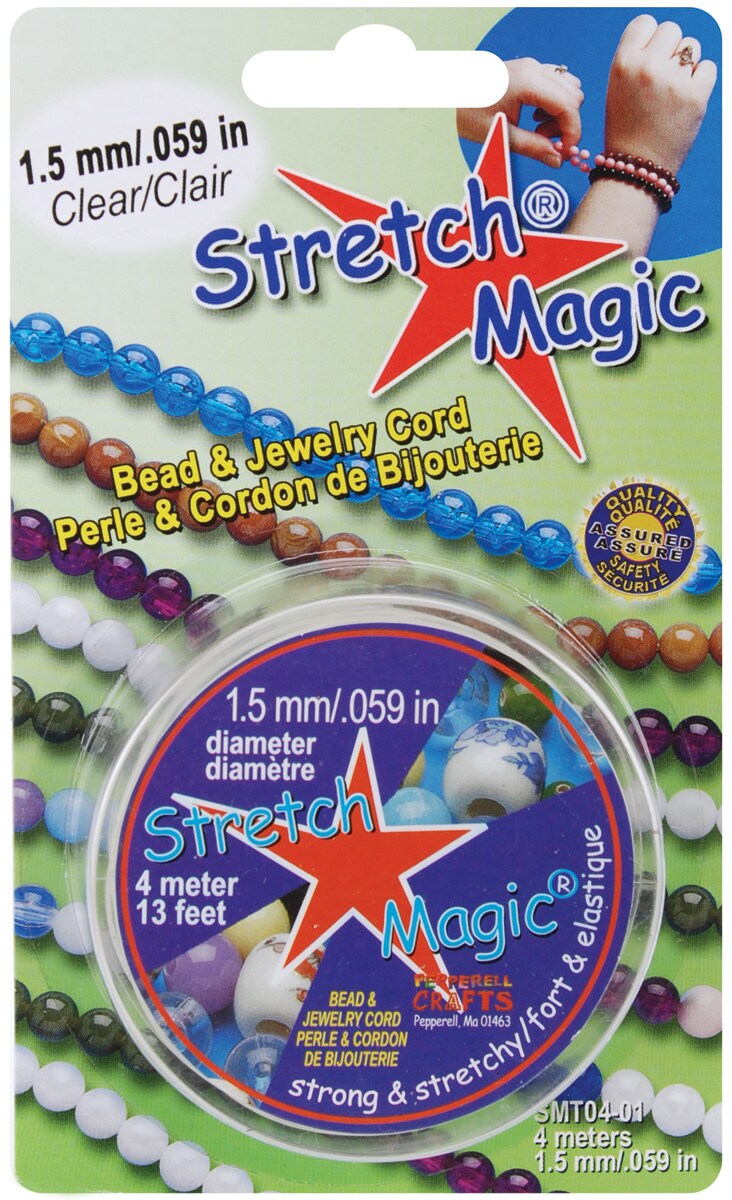 Stretch Magic Bead & Jewelry Cord 1.5Mmx4mClear Michaels