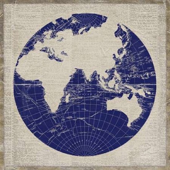 Blueprint Map II Poster Print by Elizabeth Medley - Item # VARPDX8565Q