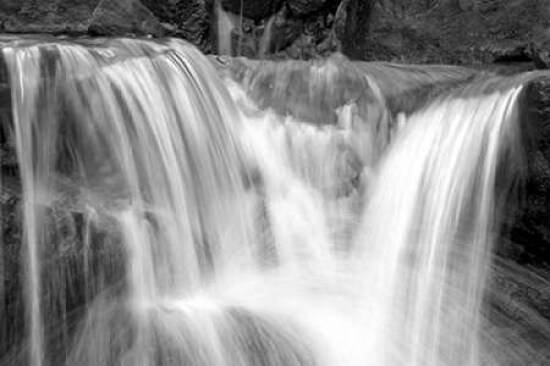 Falling Water II BW Poster Print by Douglas Taylor - Item # VARPDXPSTLR645