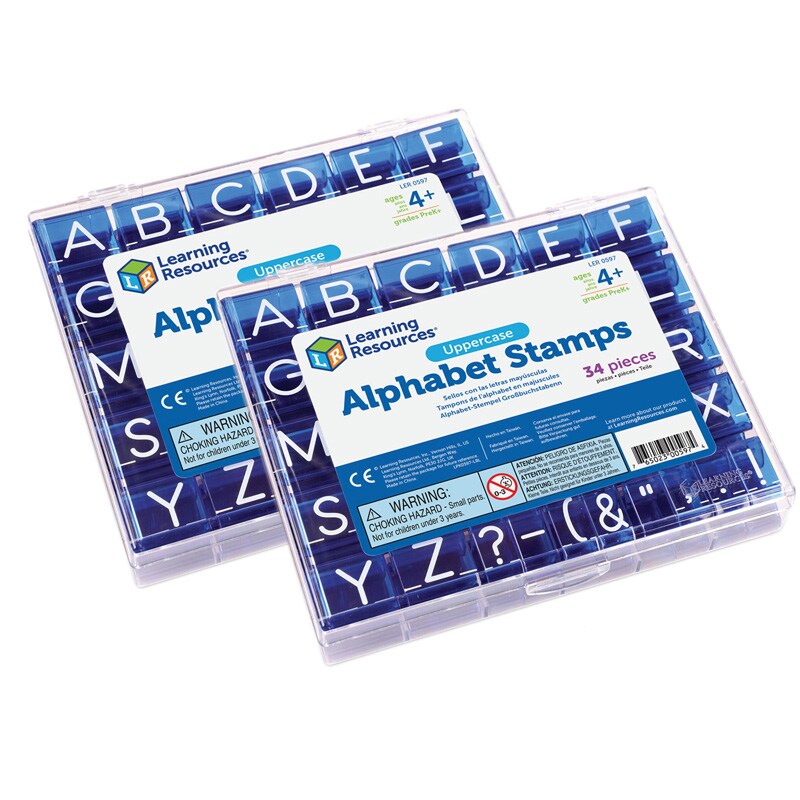 Uppercase Alphabet Stamps Set, 2 Sets Michaels