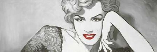 Vintage Style Marilyn Monroe Poster Print by Atelier B Art Studio - Item # VARPDXBEGFIG21