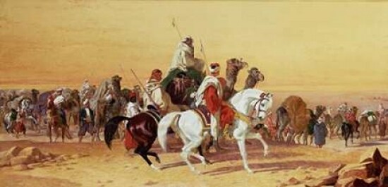 An Arab Caravan Poster Print by  John Frederick Herring - Item # VARPDX266532