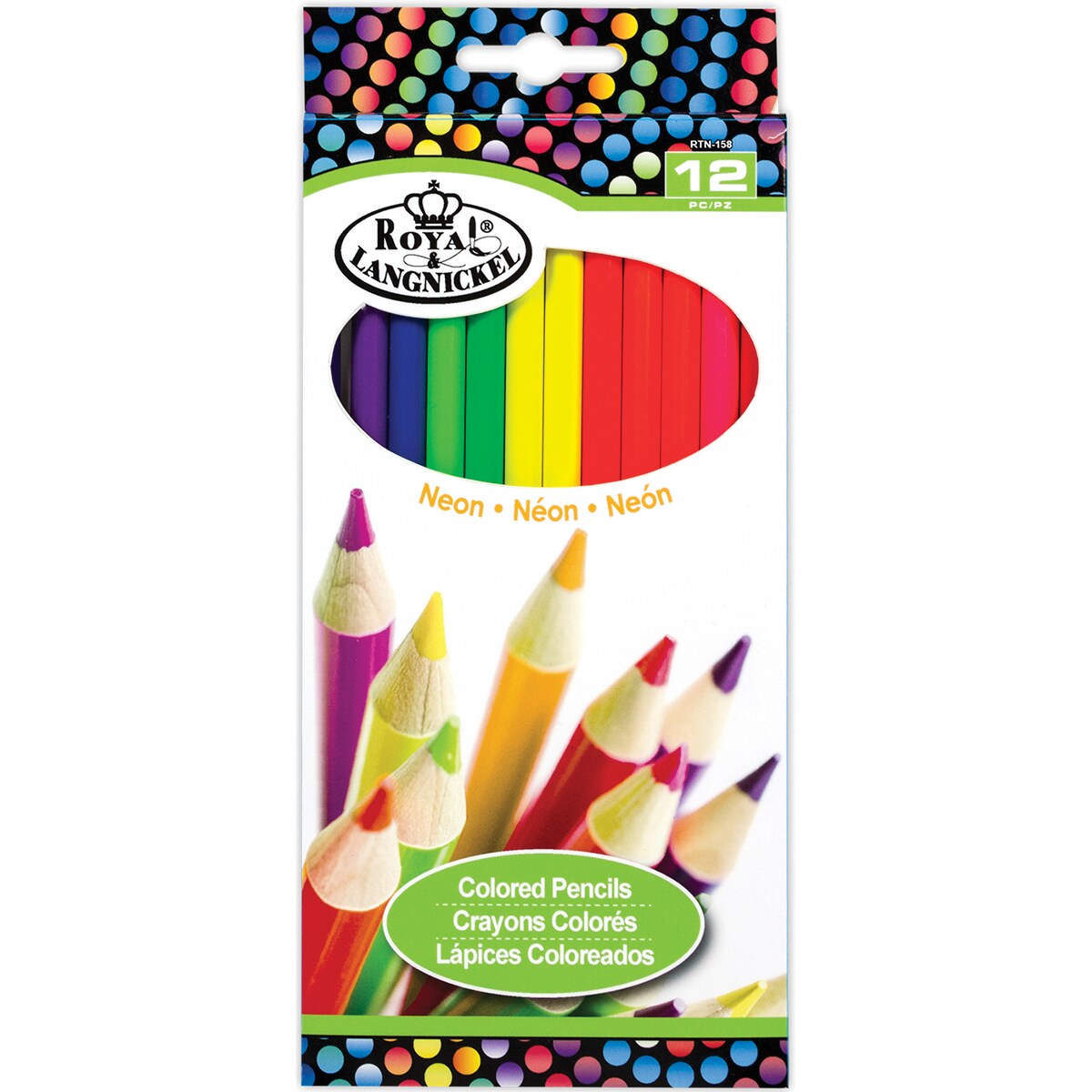 Royal &#x26; Langnickel(R) Colored Pencils 12/Pkg-Neons