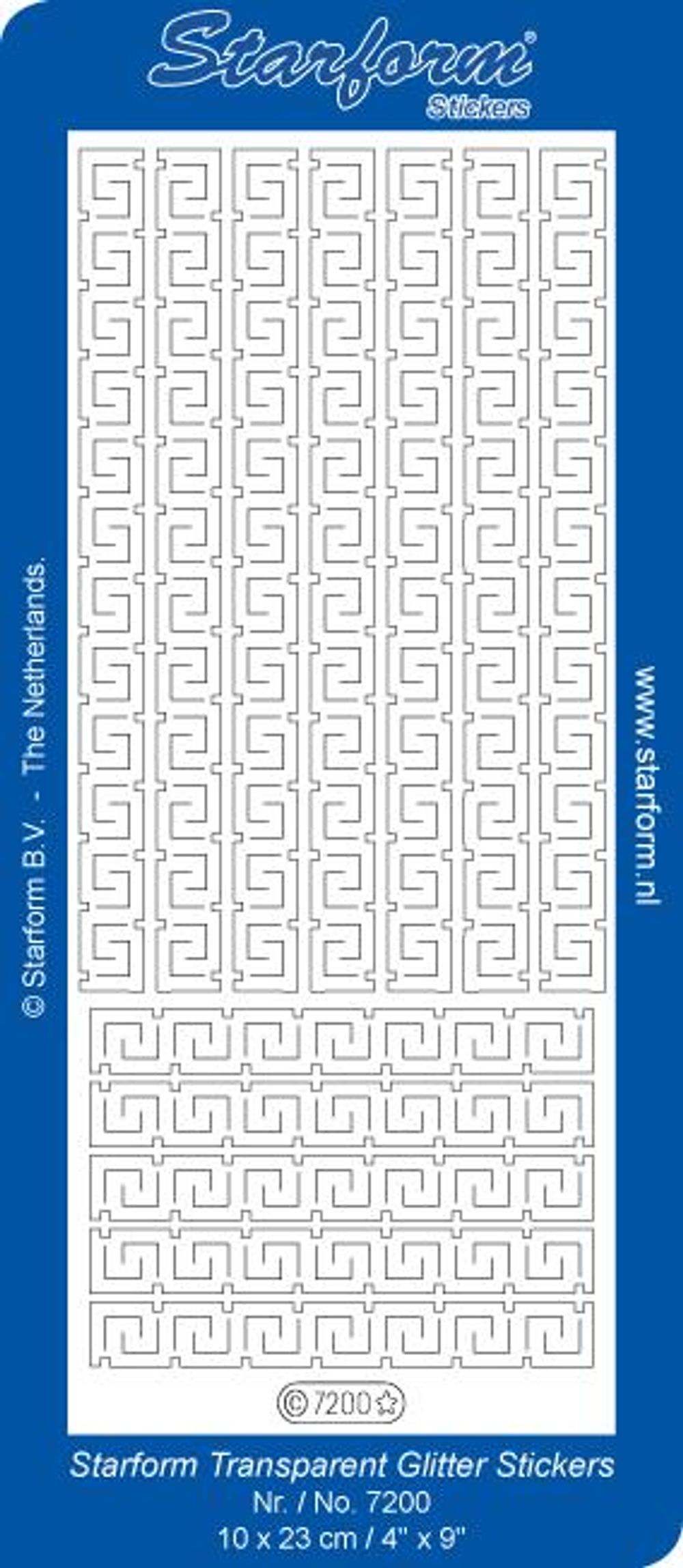 Ecstasy Crafts Glitter Sticker - Deco Stickers - Glitter Gold