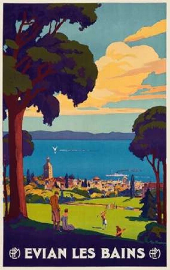 Evian les Bains Poster Print by Geo Francois - Item # VARPDX295909