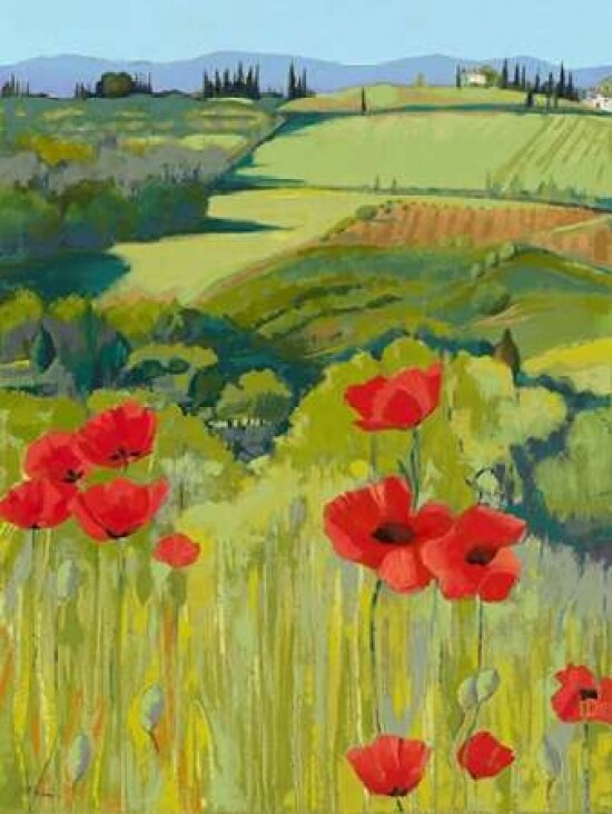 Field of Poppies Poster Print by  Jane Henry Parsons - Item # VARPDXP1003D