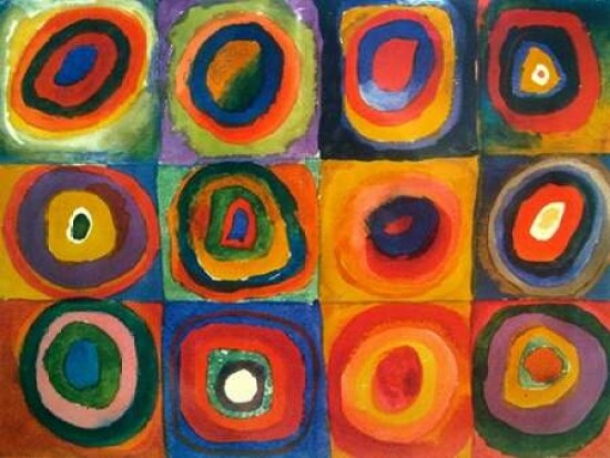 Squares with Concentric Circles Poster Print by Wassily Kandinsky - Item # VARPDX3WK2616
