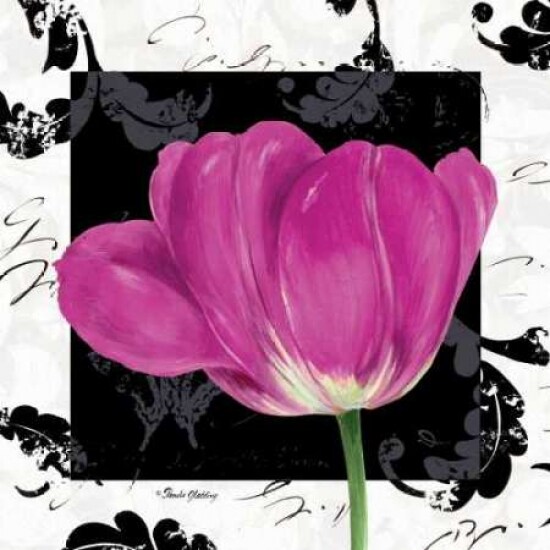 Damask Tulip II Poster Print by Pamela Gladding - Item # VARPDXGLA483