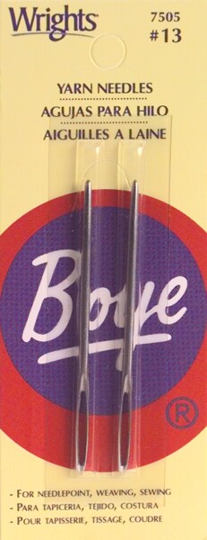 Boye Steel Yarn Needles-Size 13 2/Pkg, 1 count - Fry's Food Stores