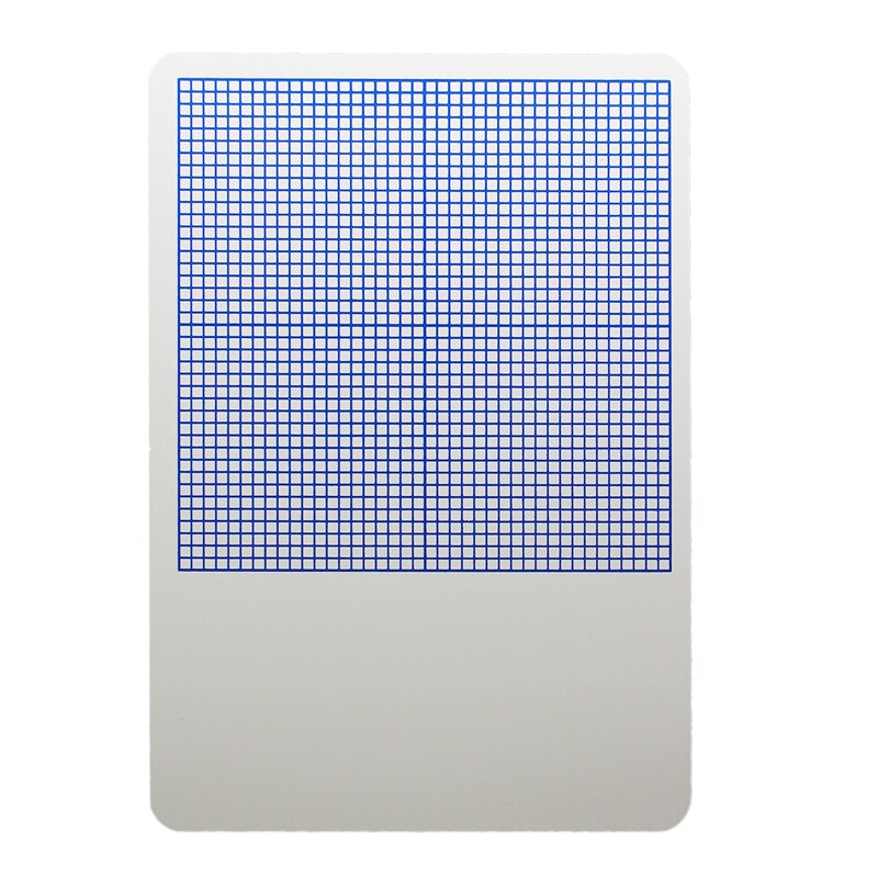 1/4&#x22; Graph Dry Erase Board, 11&#x22; x 16&#x22;