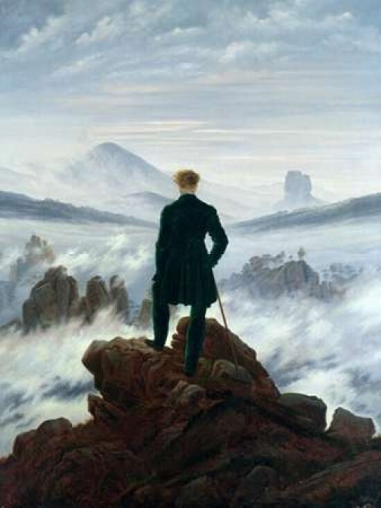 Wanderer Above the Sea of Fog Poster Print by Caspar David Friedrich - Item # VARPDX3CF049
