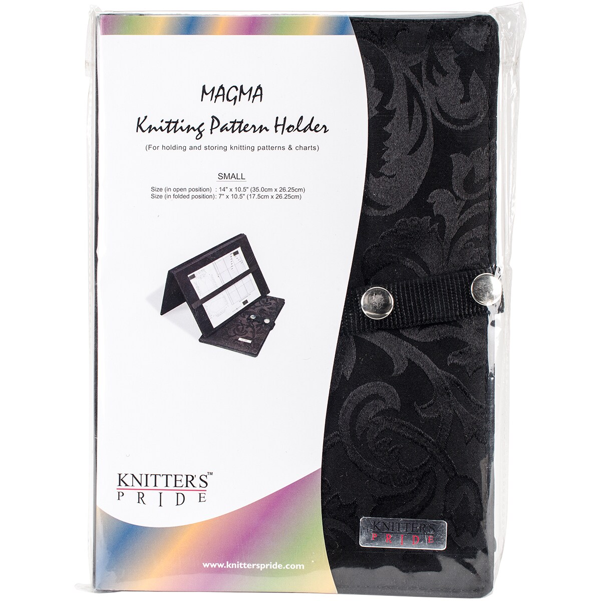 Knitter&#x27;s Pride Magma Kitting Fold-Up Pattern Holder -7&#x22;X10.5&#x22;