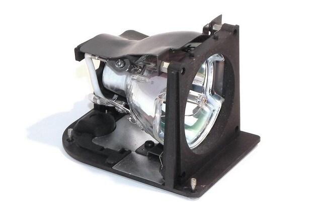 Dell 4100MP Projector Housing with Genuine Original OEM Bulb