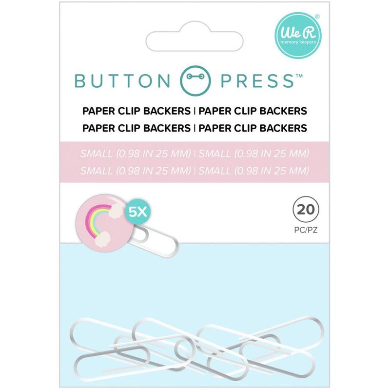 We R Memory Keepers Button Press Paper Clip Backers