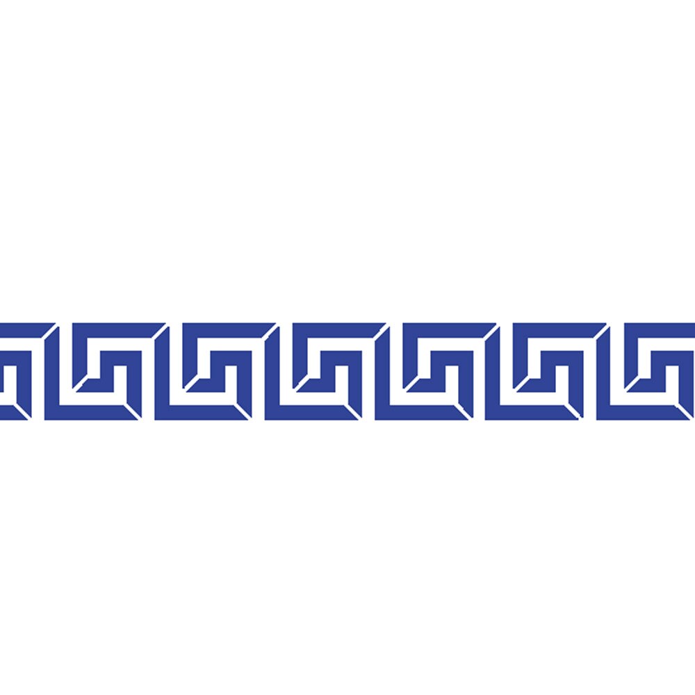 Greek Key Wall Stencil | 2698 by Designer Stencils | Pattern Stencils | Reusable Stencils for Painting | Safe &#x26; Reusable Template for Wall Decor | Try This Stencil Instead of a Wallpaper | Easy to Use &#x26; Clean Art Stencil Pattern