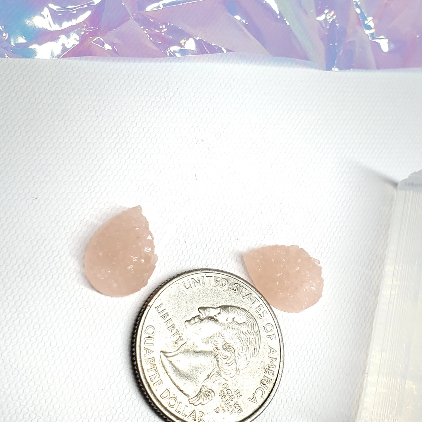 Teardrop Druzy Cabochon Silicone Mold 12mm x 14mm(B3)