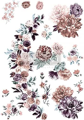 Redesign Decor Transfers Burgundy Rose Garden 24&#x22;x35&#x22; 655350649999