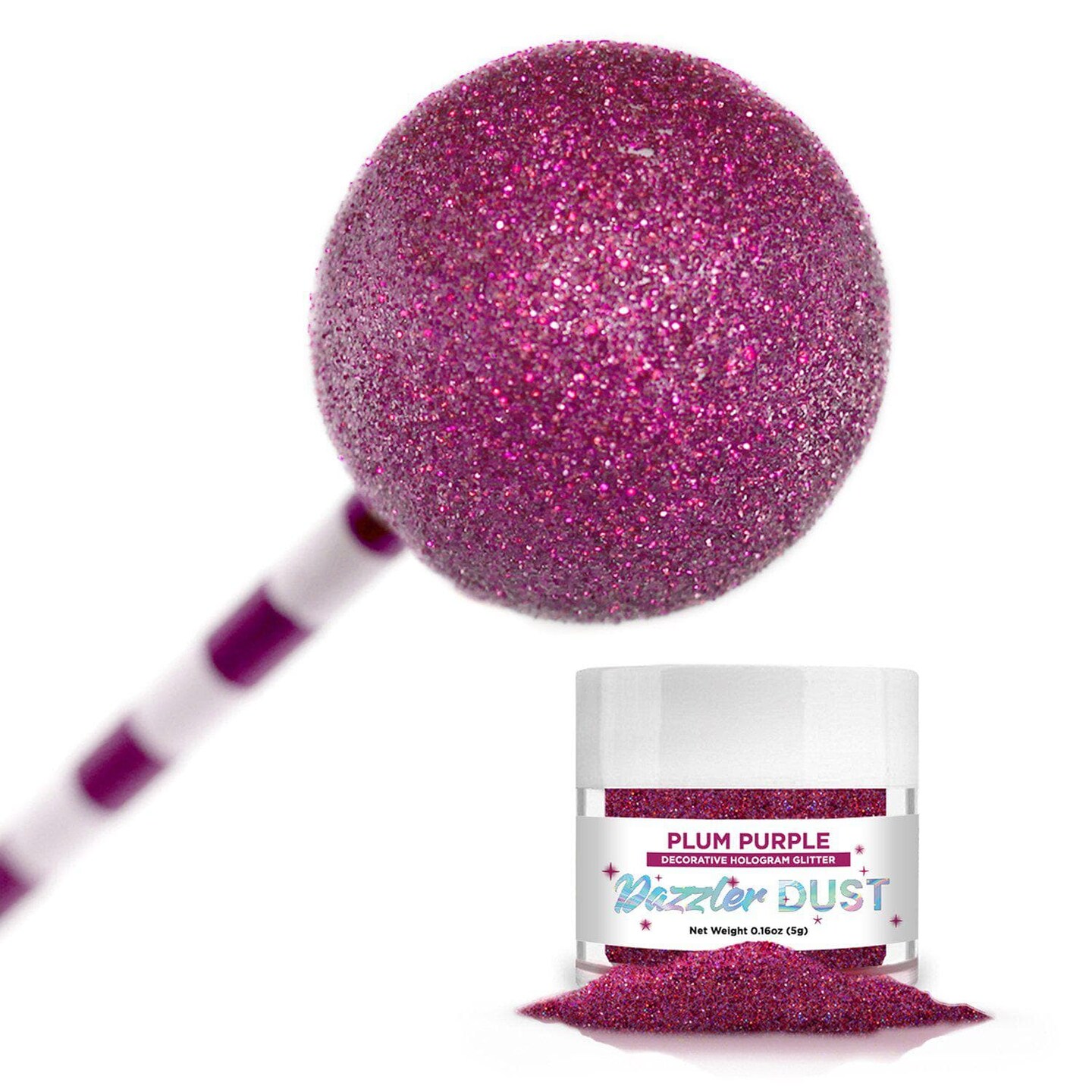 Plum Purple Dazzler Dust&#xAE; 5 Gram Jar