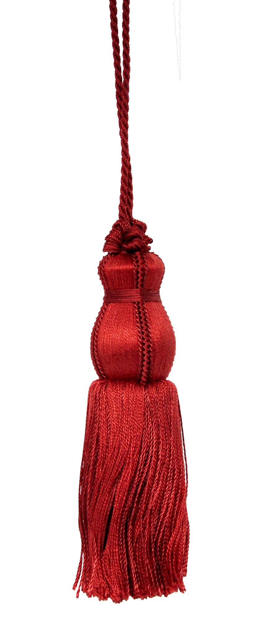 Belagio Key Tassel, 5&#x22; Long, 1 Piece, Rust