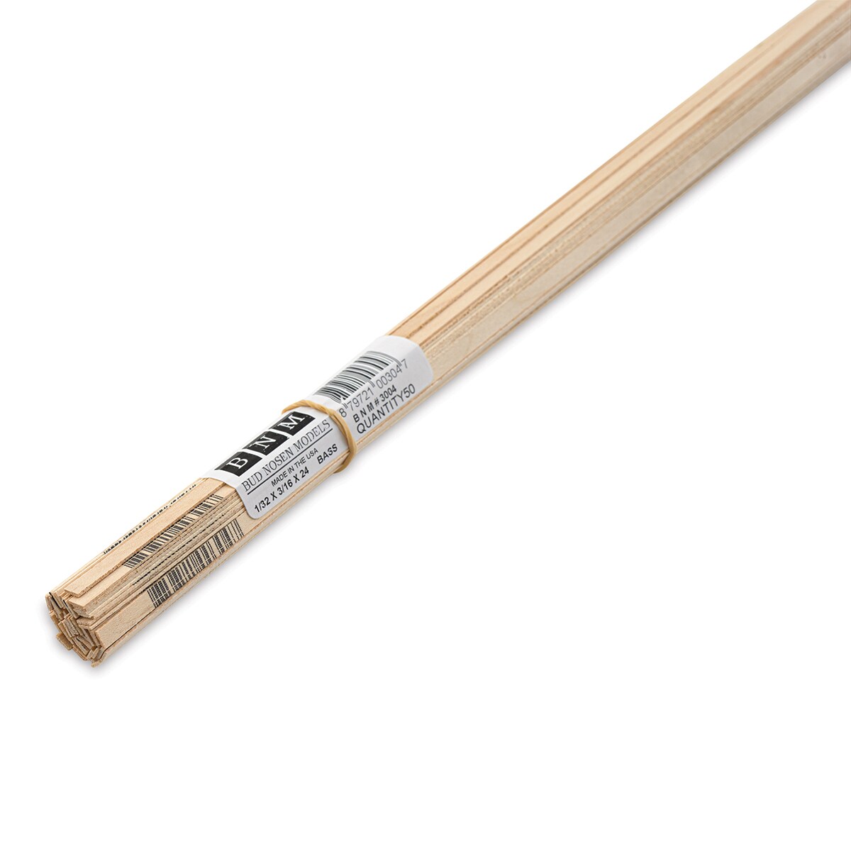 Bud Nosen Basswood Sticks - 1/32