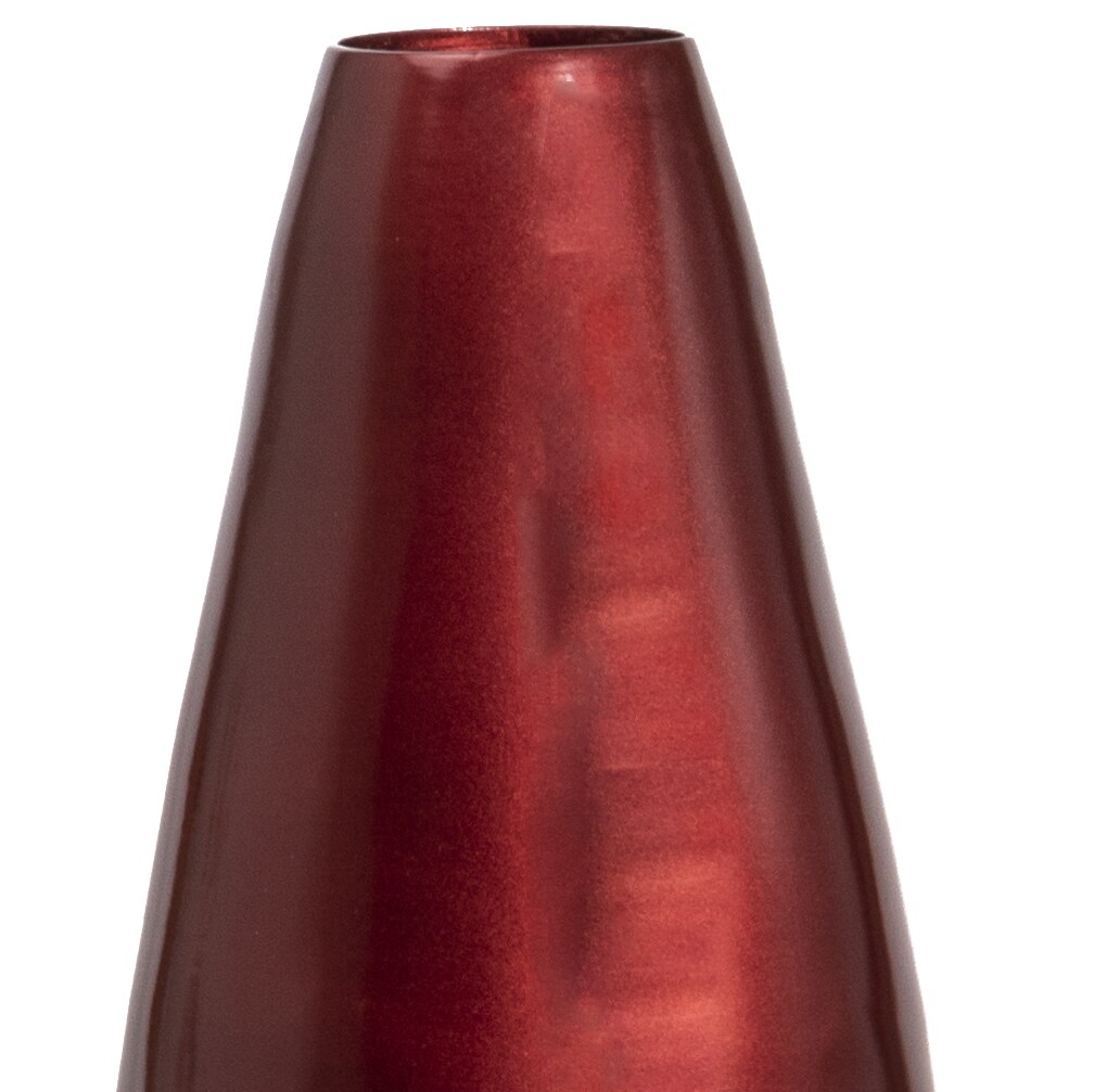 31.5&#x22; Spun Bamboo Tall Floor Vase - Sleek Metallic Finish, Elegant Home Decoration, Modern Accent Piece, Living Room Decor, Handcrafted Bamboo Art, Contemporary Interior Design, Unique Tall Vase