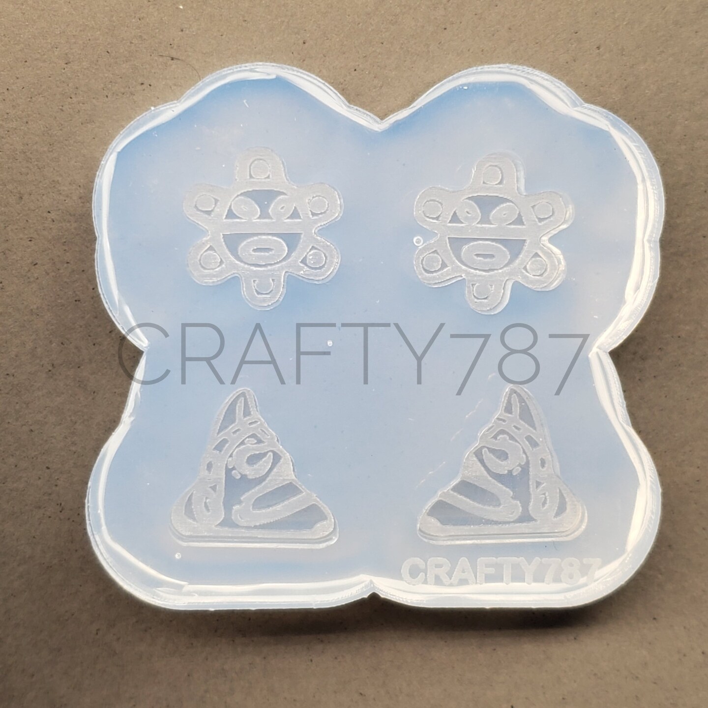 Taino Symbols Stud Mold Cem&#xED; &#x26; Sol(A3)