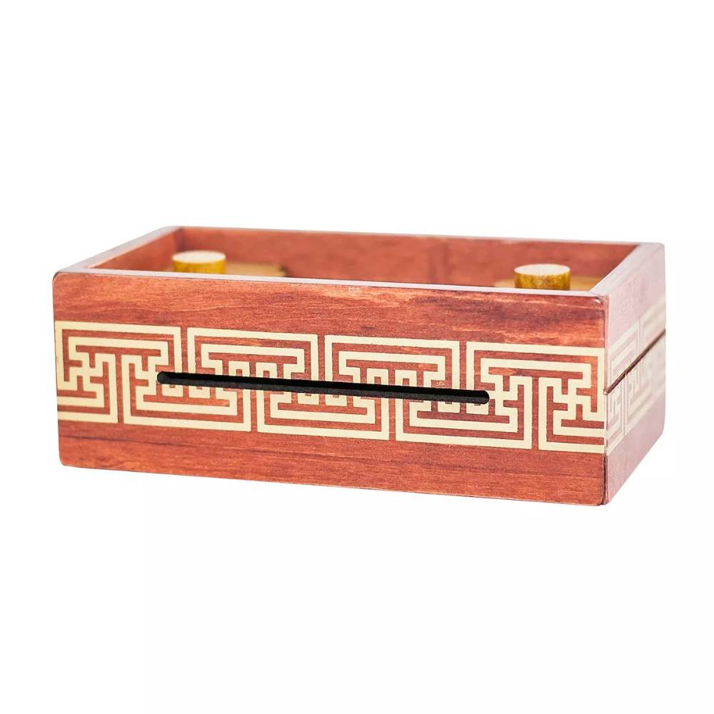 Emperor's Chest Gift Box Puzzle Brain Teaser Box that Holds Gift Cards, Money, Artfully Crafted Wooden Puzzle