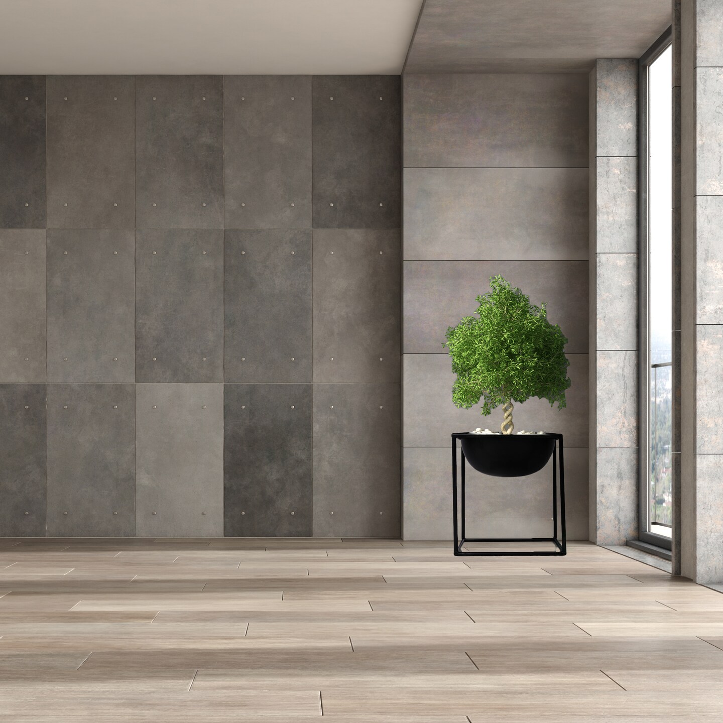 Tall Metal Floor Flower Planter Holder with Stand, Modern Decorative Floor Flower Holder, Perfect for Your Entryway, Living Room, or Dining Room Decor