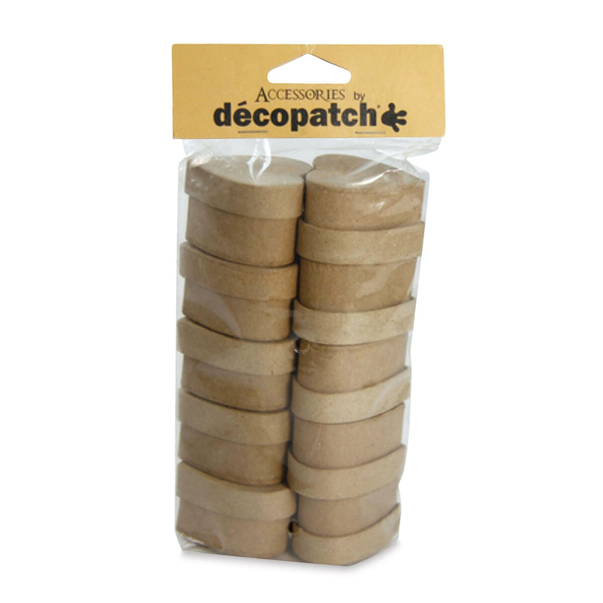 DecoPatch Paper Mache Boxes - Heart, Pkg of 10, 2&#x22; x 2&#x22; x 1&#x22;