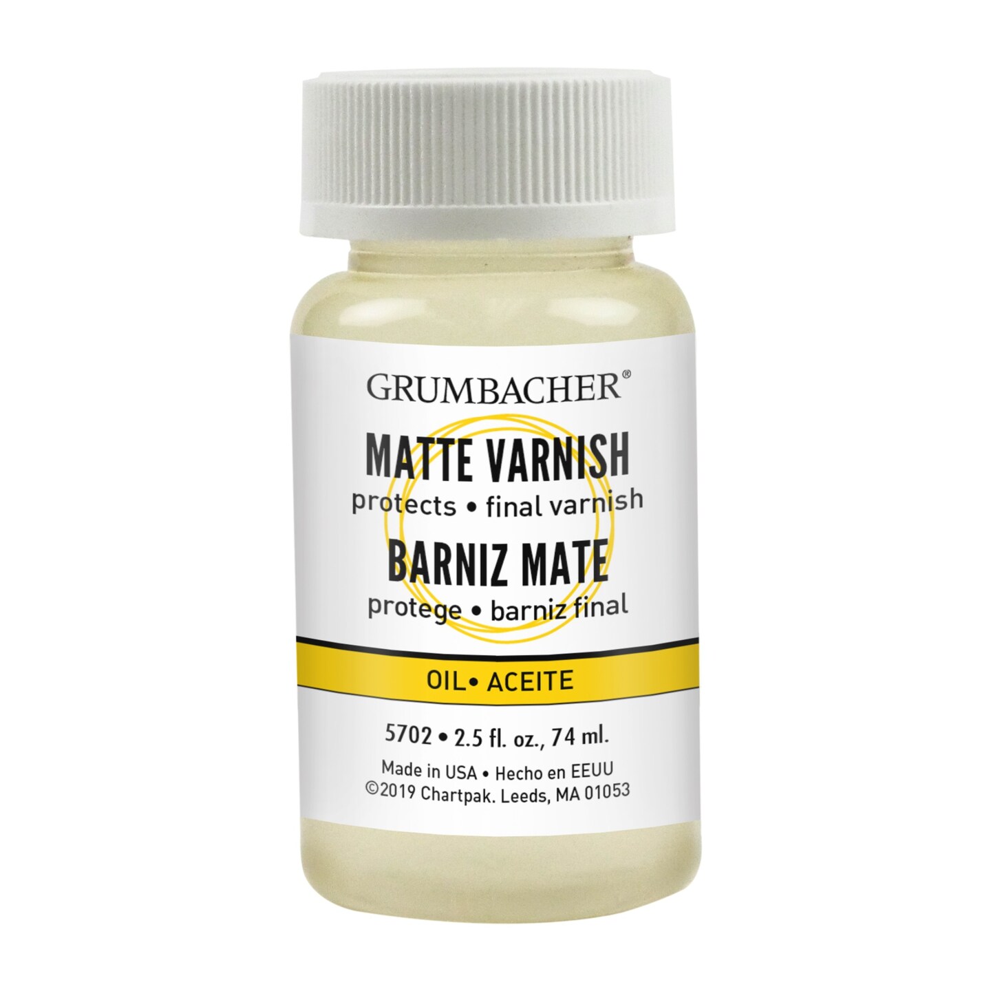 Grumbacher Transparent Matte Varnish, 2.5 oz. Michaels