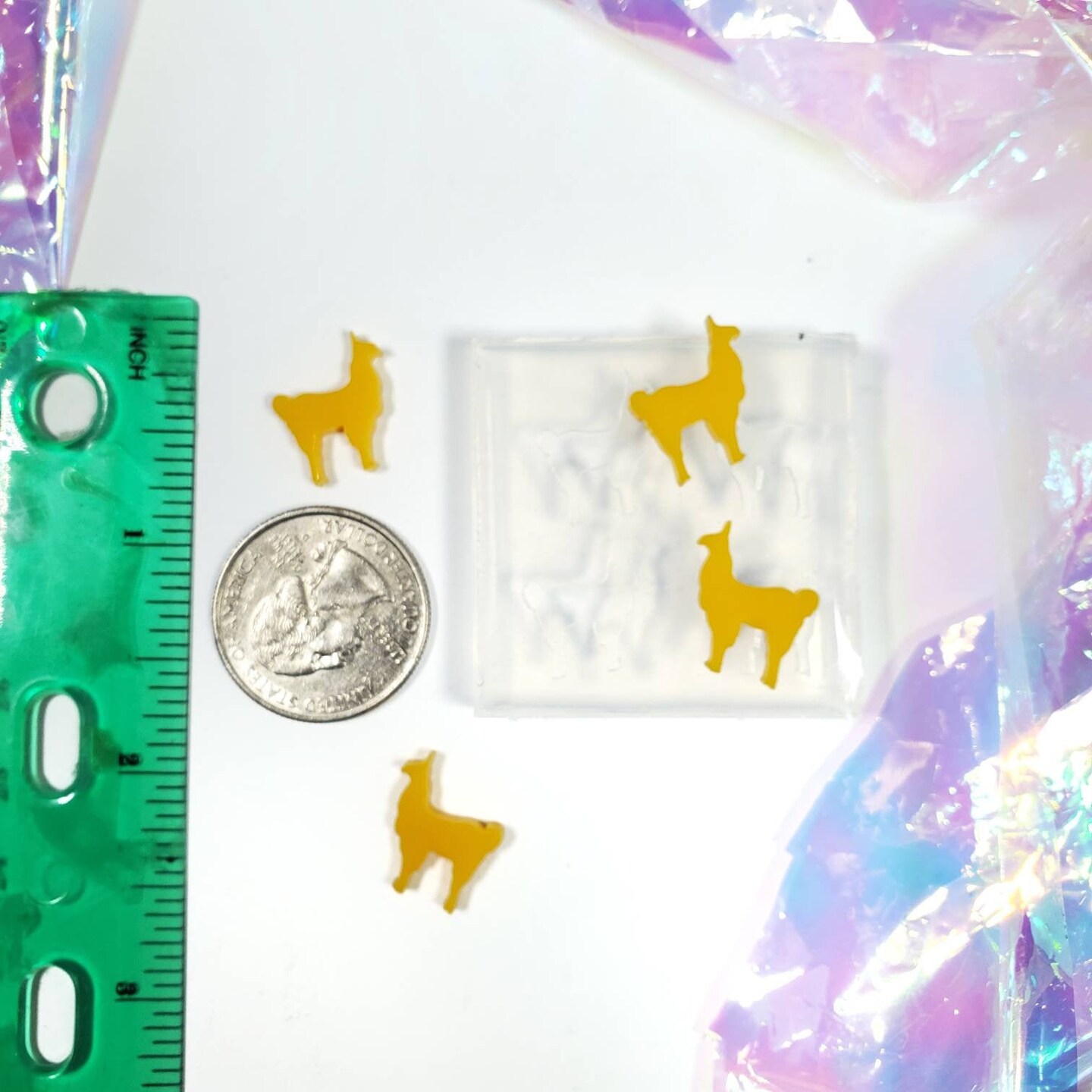 Llama Studs Silicone Mold | Llamas Earrings Mold | Crafter Mould | Alpaca Earring Mold | Resin Mold | Jewelry Mold 2 Pairs(B11)