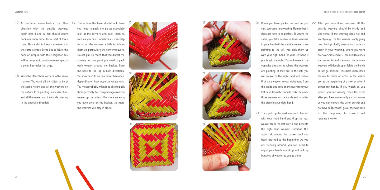 The Art of Contemporary Woven Paper Basketry: Explorations in Diagonal Twill