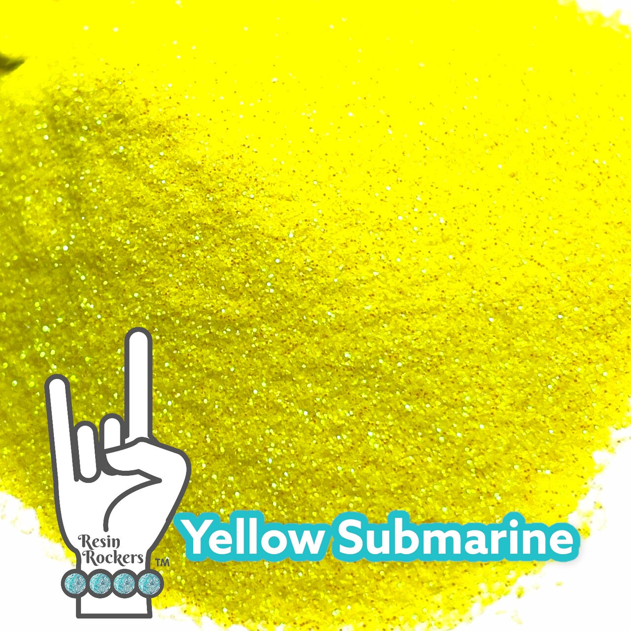 Yellow Submarine Fluorescent Yellow Iridescent Microfine Glitter