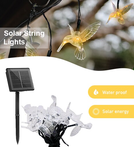 Solar Dove String 30 LED