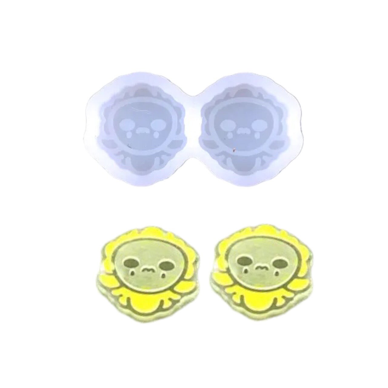 Axolotl Stud Earring Mold for UV and Epoxy Resin