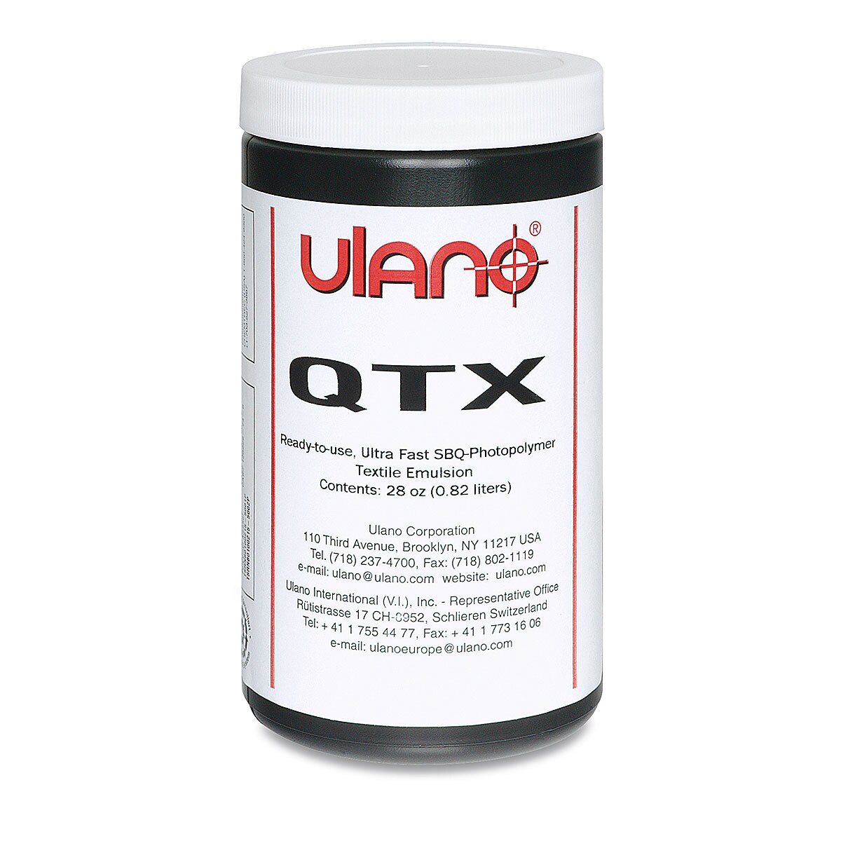 Ulano QTX Pure Photopolymer Emulsion - 28 oz