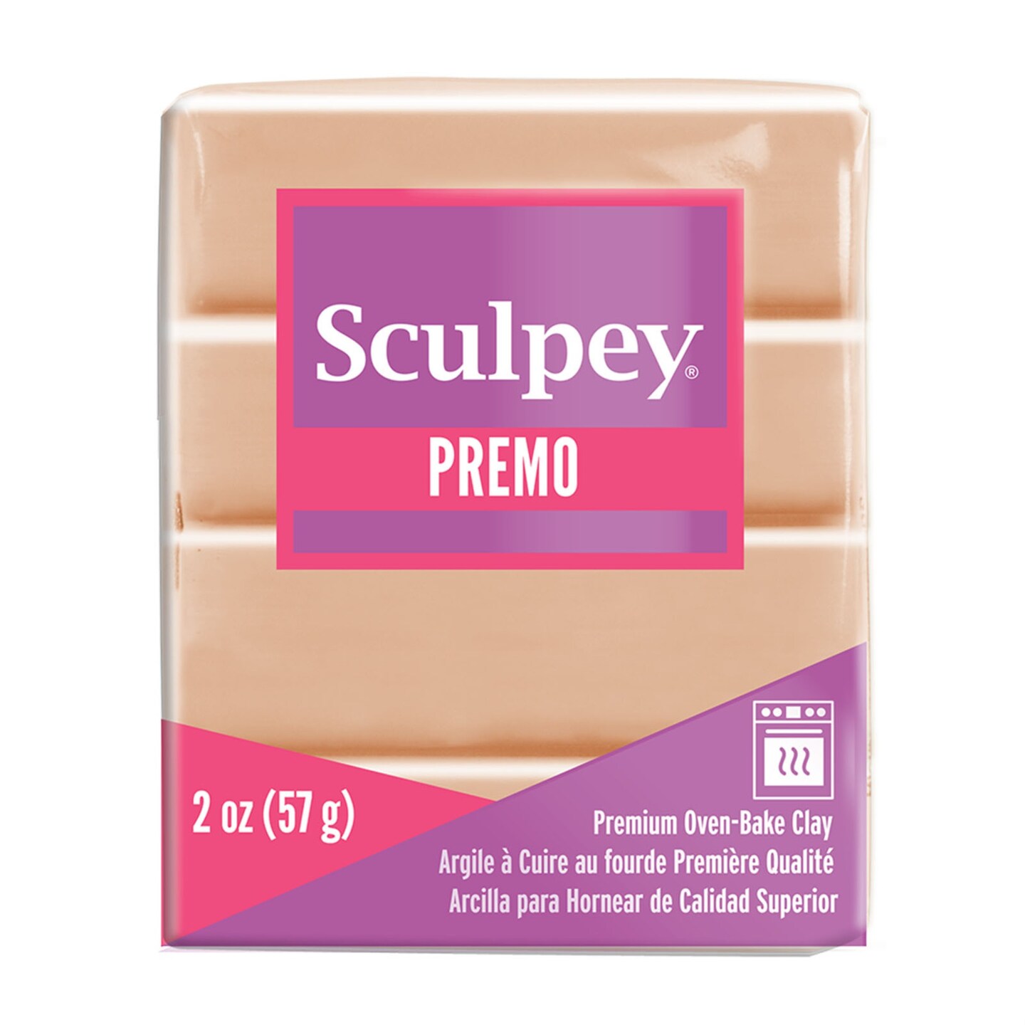 Premo! Sculpey Modeling Clay, 2 oz., Beige